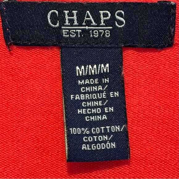 Chaps Pretty Red Cardigan - Picture 3 of 4